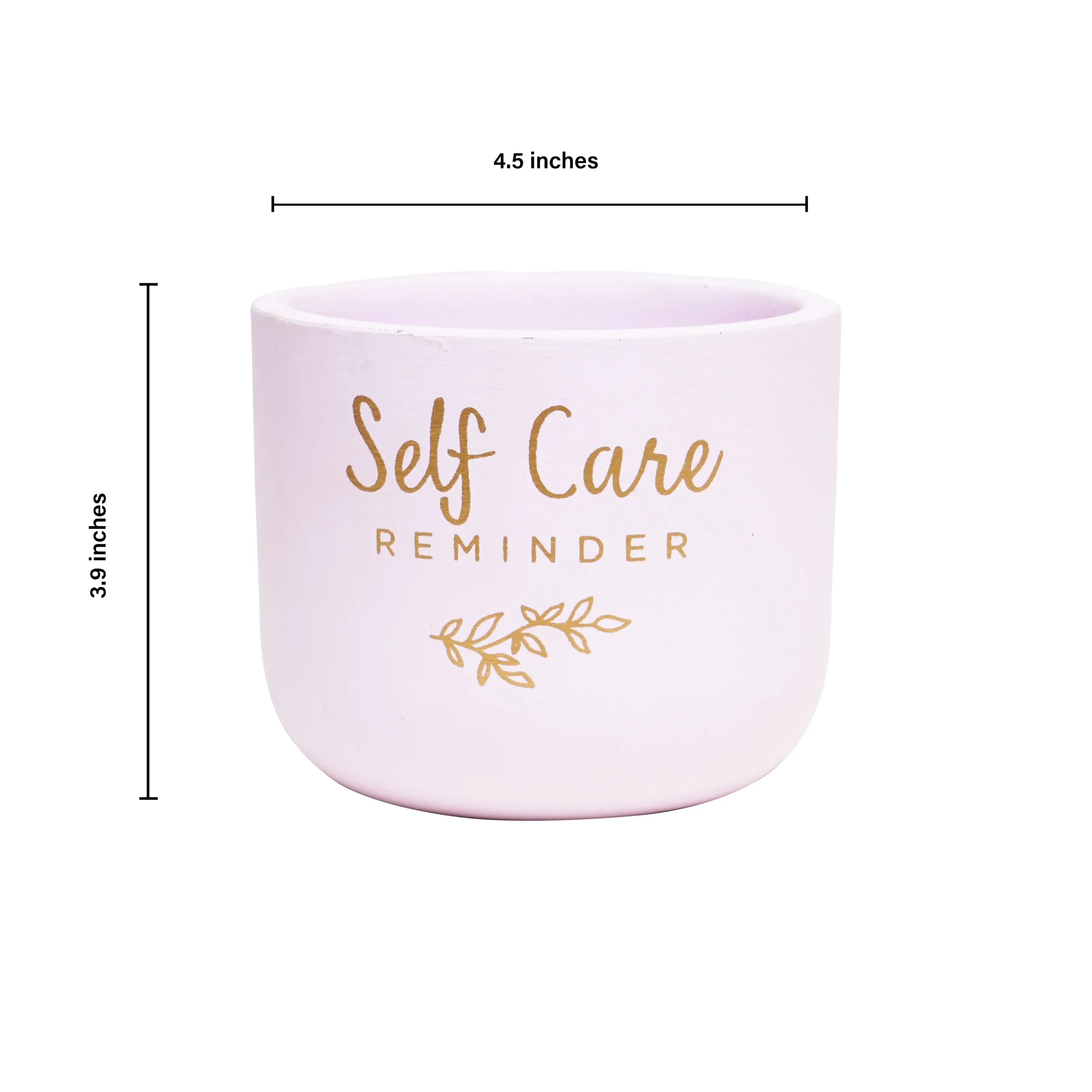 Handcrafted Quote Planter – Self Care / Stay Wild / Rooting for You | Motivational Terracotta Planters by Shivom Bliss - Image 7